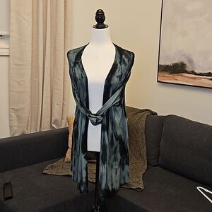 🎁Xl tie dye look light knit cardigan